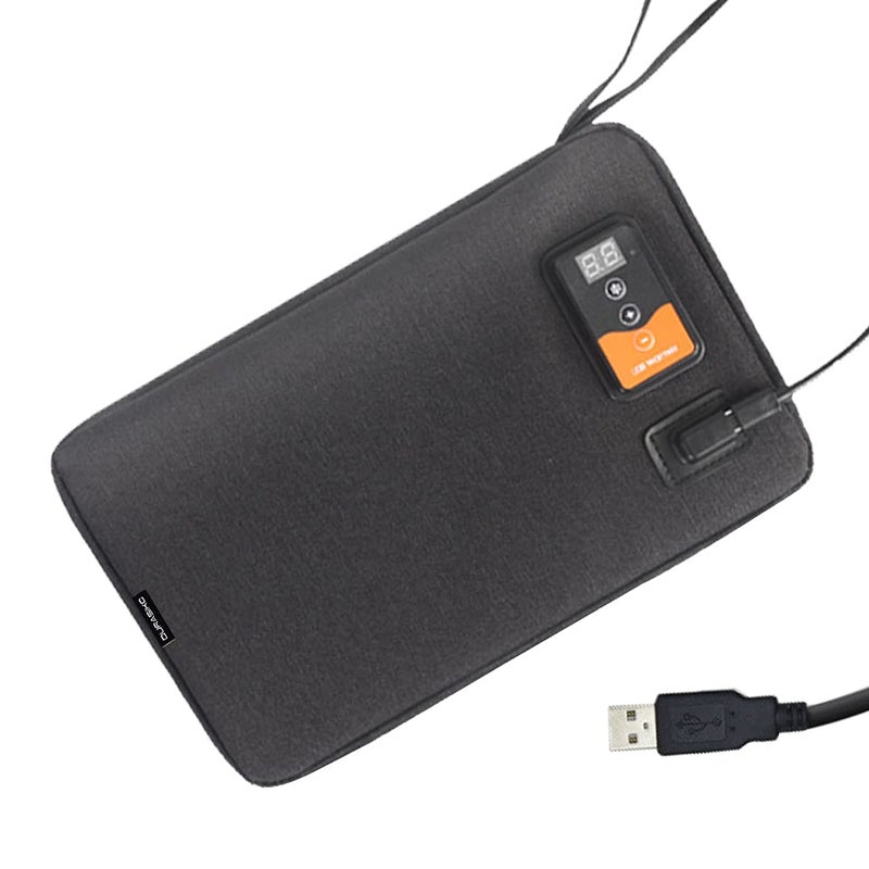 DURASIKO Portable USB Car Wipes Heater Warmer with Digital Display Screen,5V/10W Baby Wipes Thermostat Heating Bag,Heating Temperature Adjustable,Up to 80Pcs Wipes Capacity,for Car/Home/Travel/Camping - Image 1